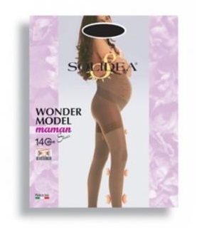 WONDER MODEL MAMAN 140 SHEER COLLANT GESTANTE NERO M - Farmastop