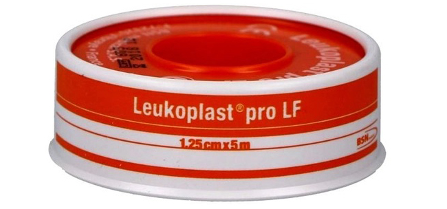 CEROTTO CHIRURGICO MEDICATO IN ROCCHETTO LEUKOPLAST PRO LF CON OSSIDO DI ZINCO 1,25X500 CM - Farmastop