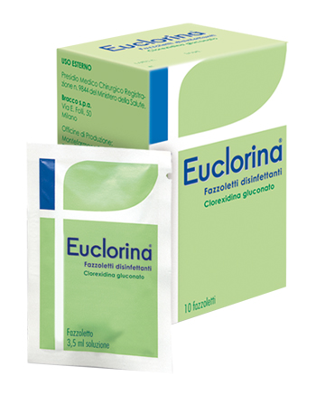 DISINFETTANTE FAZZOLETTO PER MEDICAZIONE EUCLORINA 10 PEZZI - Farmastop