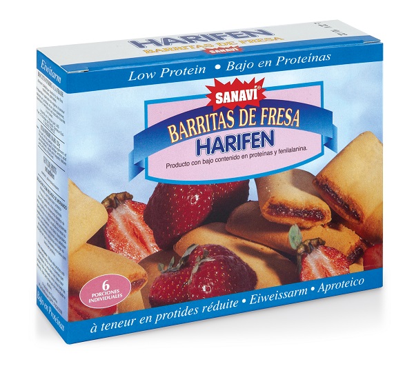 HARIFEN SNACK FRAGOLA 125 G - Farmastop