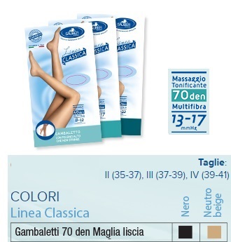SAUBER GAMBALETTO 70 MAGLIA LISCIA NERO 3 LINEA CLASSICA - Farmastop