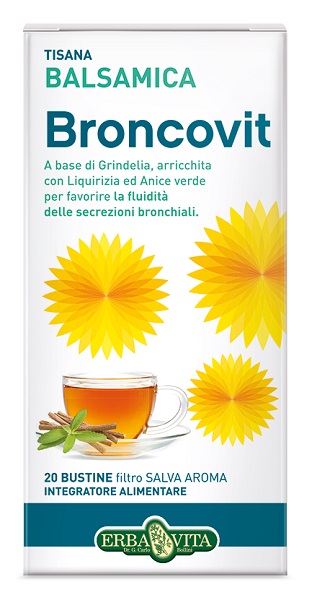 BRONCOVIT TISANA 20 BUSTINE 2G - Farmastop