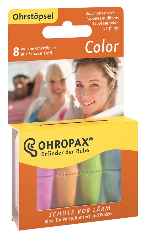 OHROPAX TAPPI AURICOLARE COLOR 8 PEZZI - Farmastop