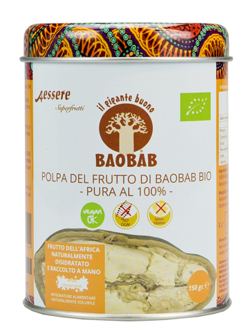 BAOBAB AESSERE POLPA BIO 150 G - Farmastop