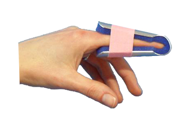 STECCA PER FRATTURA DITA A CAMPANA FARMASPLINT MISURA GRANDE PREFORMATA IN ALLUMINIO MODELLABILE CON IMBOTTITURA IN SPUGNA POLIURETANICA ANTIALLERGICA RADIOTRASPARENTE 15 CM - Farmastop