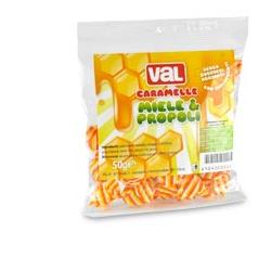 VAL CARAMELLA MIELE PROPOLI SENZA ZUCCHERO 50 G - Farmastop