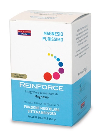 REINFORCE MAGNESIO PURISSIMO 150 GRAMMI DI POLVERE - Farmastop