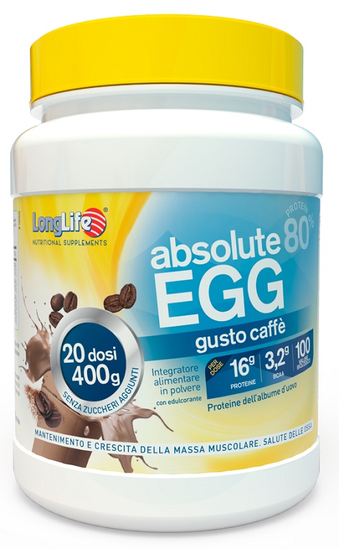 LONGLIFE ABSOLUTE EGG CAFFE' 400 G - Farmastop