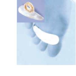 SUPPORTO DITA A MARTELLO OPPO MISURA SMALL. PREVIENE CALLOSITA' E DITA A MARTELLO. SUPPORTO INDICATO PER STIRARE LE DITA DEL PIEDE CONTRATTE. UTILE PER RIDURRE IL DOLORE - Farmastop