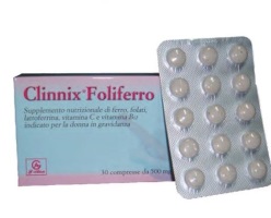 CLINNIX FOLIFERRO 30 COMPRESSE - Farmastop