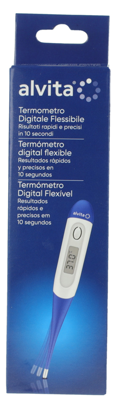 TERMOMETRO DIGITALE FLESSIBILE ALVITA - Farmastop