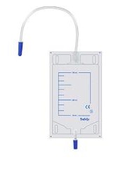 SACCA DI DRENAGGIO GAMBA PER INCONTINENZA TUBO 10 CM 10 PEZZI - Farmastop