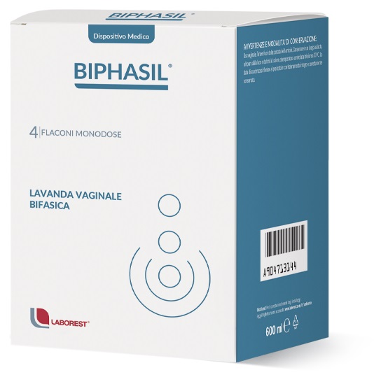 BIPHASIL TRATTAMENTO VAGINALE 4 FLACONIX150 ML - Farmastop