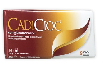 CADICIOC TAVOLETTA FONDENTE CON GLUCOMANNANO 100 G - Farmastop