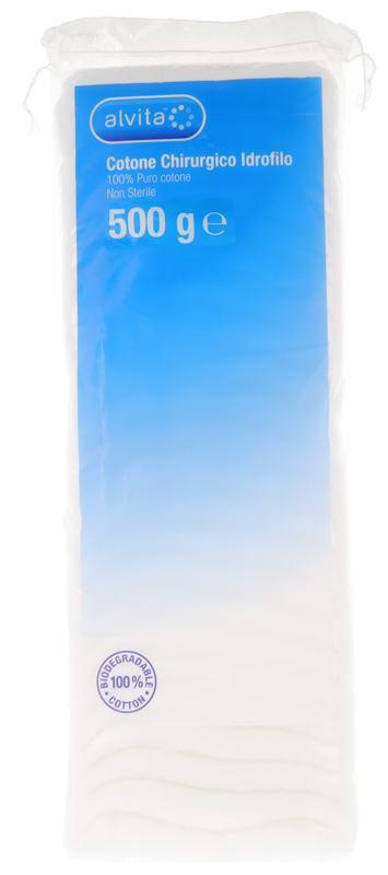 COTONE CHIRURGICO ALVITA ASSORBENTE 500 G - Farmastop