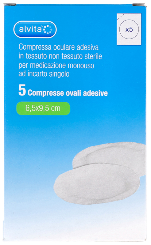 ALVITA COMPRESSA OCULARE ADESIVA 5 PEZZI - Farmastop