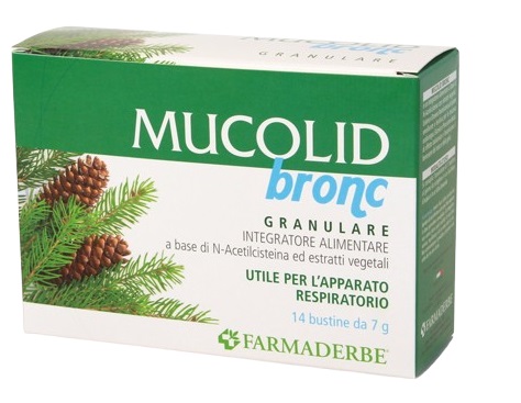 MUCOLID BRONC GRANULI 14 BUSTINE DA 7 G - Farmastop