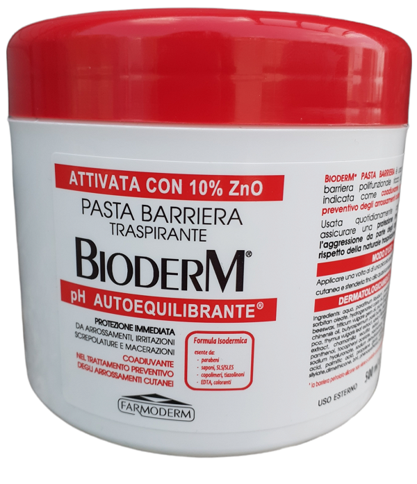 BIODERM PASTA BARRIERA ZINCO 500 ML - Farmastop