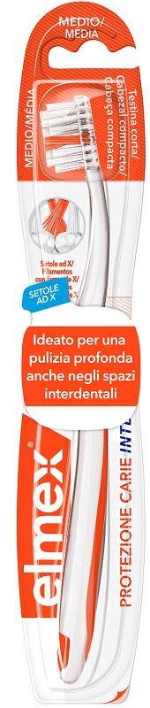 ELMEX INTERX SPAZZOLINO PROTEZIONE CARIE TESTINA CORTA - Farmastop