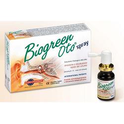 SOLUZIONE OTOLOGICA BIOGREEN OTO SPRAY RIMOZIONE E DISSOLUZIONE CERUME 13 ML - Farmastop