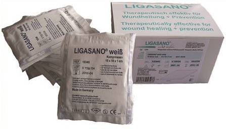 MEDICAZIONE IN COMPRESSE DI POLIURETANO ESPANSO FORMATO DA RETICOLI CELLULARI A NIDO D'APE 10X10X1CM 10 PEZZI - Farmastop
