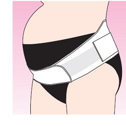 JOLIE MAMAN 1410 FASCIA REGOLABILE PER GESTANTE BIANCO L - Farmastop