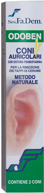 ODOBEN CONO PER PULIZIA AURICOLARE 2 PEZZI - Farmastop
