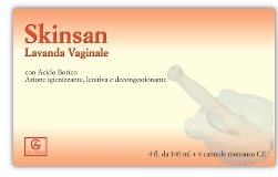 SKINSAN LAVANDA VAGINALE 4 FLACONI 140 ML + 4 CANNULE VAGINALI MONOUSO IN BLISTER - Farmastop