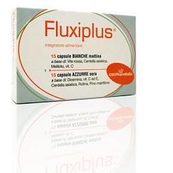 FLUXIPLUS MATTINA 15 CAPSULE BIANCHE + SERA 15 CAPSULE AZZURRE - Farmastop
