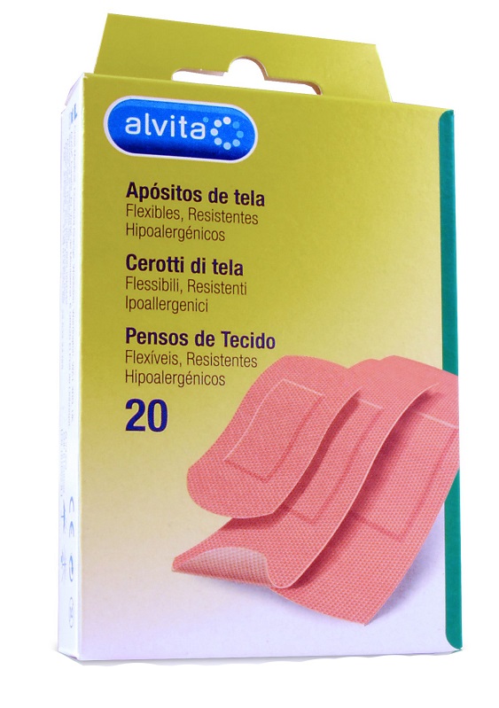 CEROTTO TELA 20 PEZZI ALVITA - Farmastop