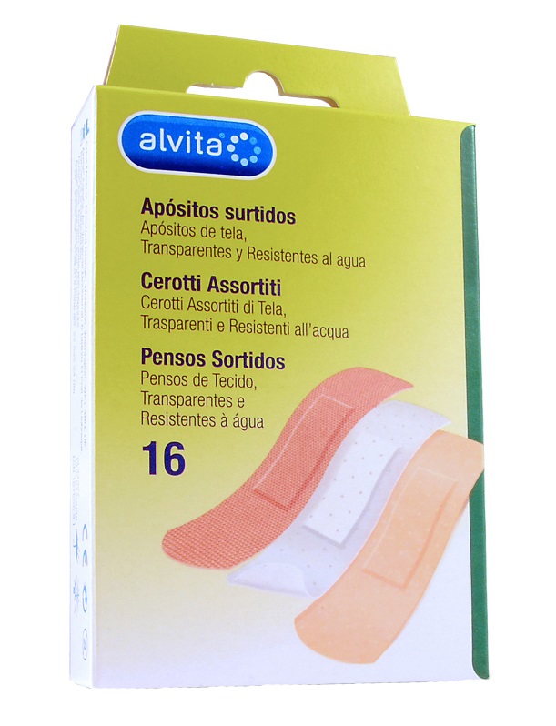 ALVITA CEROTTI ASSORTITI 16 PEZZI - Farmastop