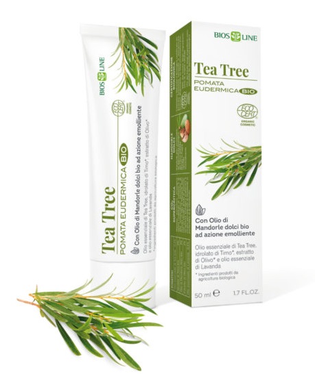 BIOSLINE TEA TREE POMATA EUDERMICA CERT ECOCERT 50 ML - Farmastop