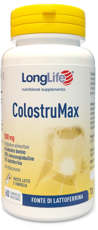 LONGLIFE COLOSTRUMAX 60 TAVOLETTE - Farmastop
