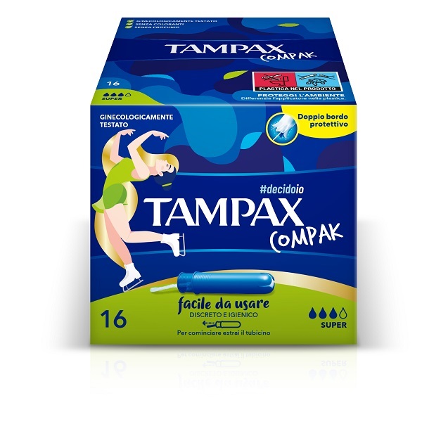 TAMPAX COMPAK SUPER 16 PEZZI - Farmastop