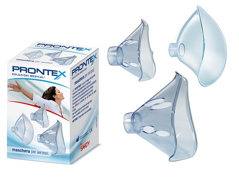 MASCHERA PEDIATRICA AEROSOL PRONTEX FAST LINE IN PLASTICA - Farmastop