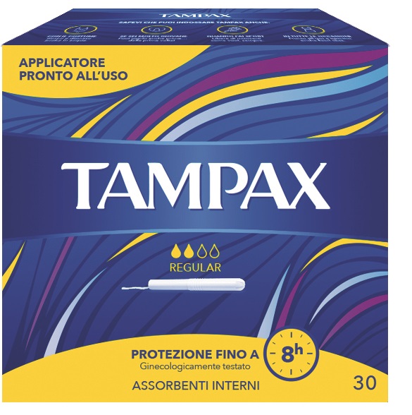TAMPAX BLUE BOX REGULAR 30 PEZZI - Farmastop