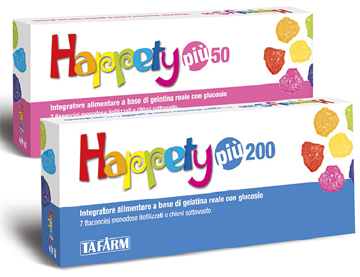 HAPPETY PIU 50 7 FLACONCINI 50 MG - Farmastop