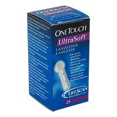 LANCETTE PUNGIDITO ONETOUCH ULTRASOFT 25 PEZZI - Farmastop