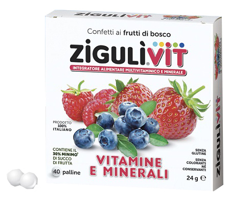ZIGULI VIT FRUTTIBOSCO 40 CONFETTI - Farmastop