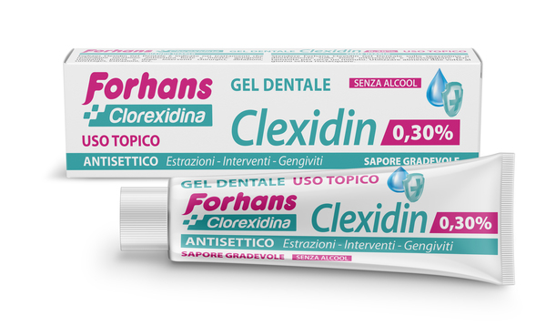FORHANS CLEXIDIN COLLUTORIO IN GEL ALLA CLOREXIDINA 0,30% 30 - Farmastop