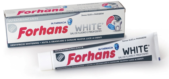FORHANS SP WHITE DENTIF 75ML - Farmastop