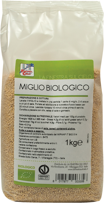 FSC MIGLIO DECORTICATO BIO 1 KG - Farmastop