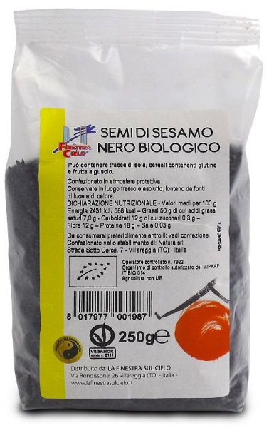 SESAMO NERO 250 G - Farmastop