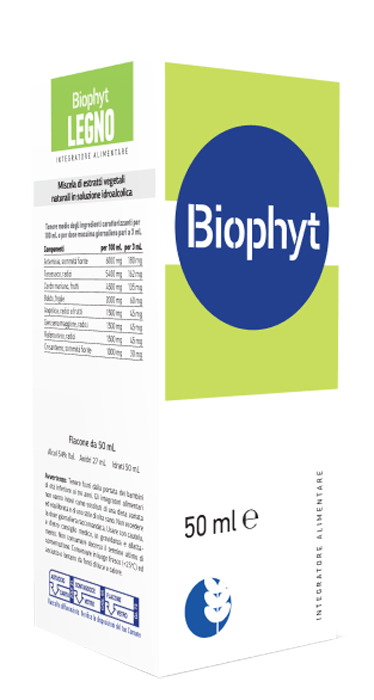 BIOPHYT LEGNO 50 ML SOLUZIONE IDROALCOLICA - Farmastop