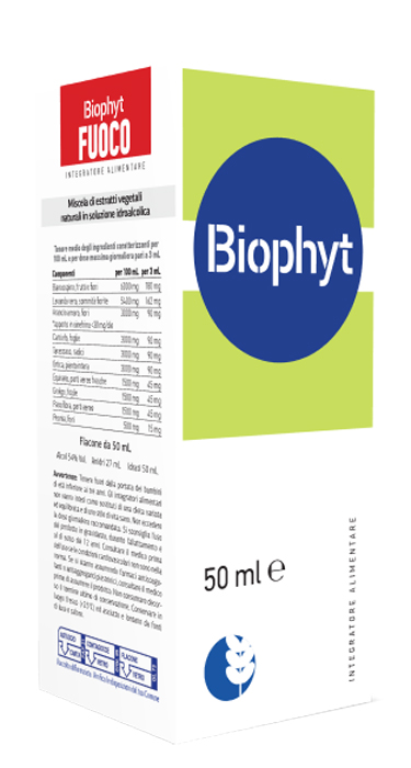 BIOPHYT FUOCO 50 ML SOLUZIONE IDROALCOLICA - Farmastop