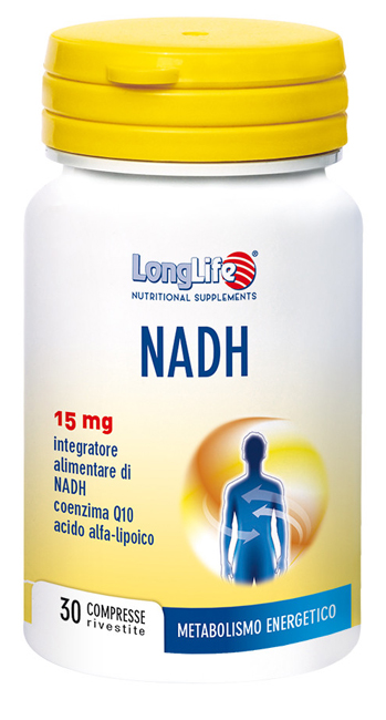 LONGLIFE NADH C/Q10 30 COMPRESSE - Farmastop