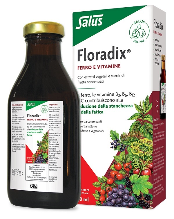 FLORADIX FERRO E VITAMINE 250 ML - Farmastop