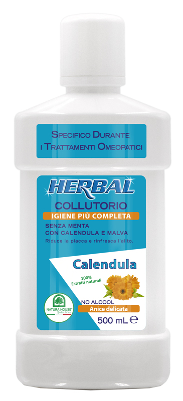 HERBAL COLLUTORIO CALENDULA E MALVA 500 ML - Farmastop