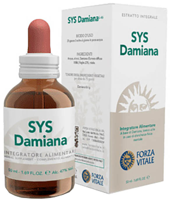 SYS DAMIANA GOCCE 50 ML - Farmastop