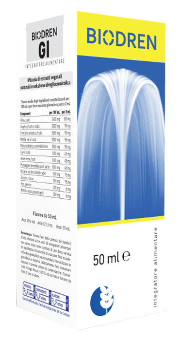 BIODREN GIALLO SOLUZIONE IDROALCOLICA 50 ML FLACONE - Farmastop